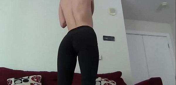  You can jerk off to me in my new yoga pants JOI
